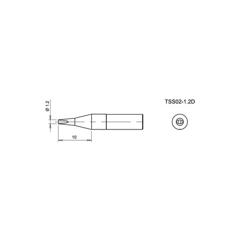 Паяльное жало Quick TSS02-1.2D Превью 2
