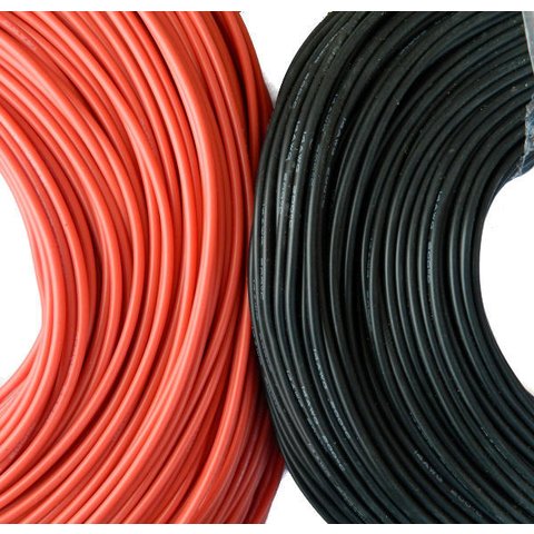 Провод в силиконовой изоляции 12AWG, 3,5 мм², 1 м, черный, UL3135 Превью 1