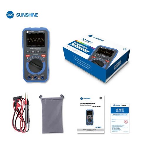 Мультиметр Sunshine DT-24 Pro, цифровий, з осцилографом Прев'ю 8