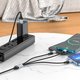 USB кабель Hoco X102, USB тип-C, USB тип-A, micro-USB тип-B, Lightning, 100 см, 2,4 А, черный, в нейлоновой оплетке, 3 в 1, #5942007608794 Превью 3