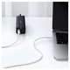 USB Cable Baseus Dynamic Series, (2xUSB type-C, 100 cm, 100 W, white) #CALD000202 Preview 1