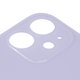 Housing Back Cover compatible with iPhone 11, (purple, no need to remove the camera glass, Original (PRC), big hole) Preview 1