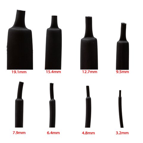 Tubo Termoretraibile ACV Nero Diametro: 19,0 Mm/lunghezza: 5 M - Foto 5