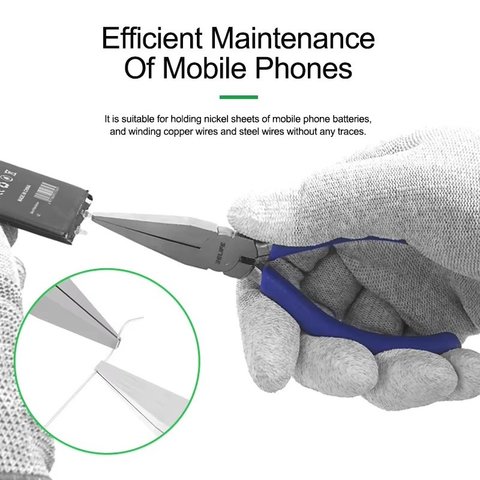 Pinza de pico largo RELIFE RL-111, 135 mm Vista previa  5