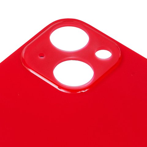 Panel trasero de carcasa puede usarse con iPhone 13, roja, no es necesario desmontar la cámara, Original (PRC), big hole Vista previa  1