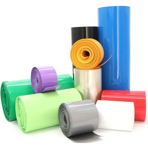 Термозбіжна трубка, 1 м, 60 мм, синя Прев'ю 1