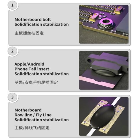 Паяльна маска Mechanic SU3, біла, 10 мл, ультрафіолетова Прев'ю 5