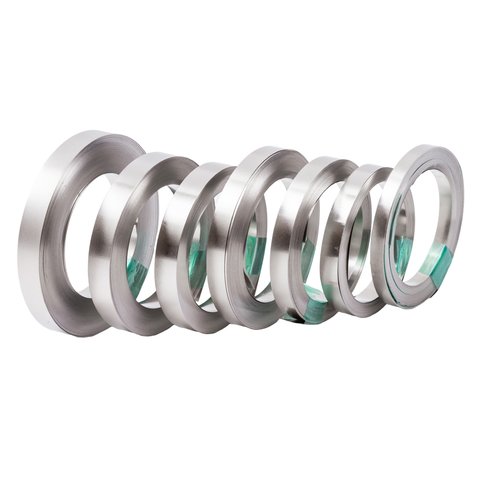 Лента никелевая для сварки аккумуляторов, 0,2 мм, 10 мм, 10 м, никелированная сталь Превью 1