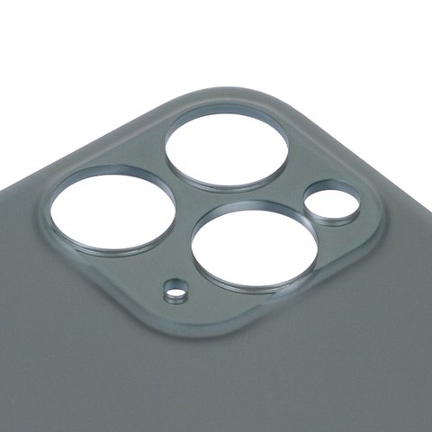 Задняя панель корпуса для iPhone 11 Pro Max, зеленая, не нужно снимать стекло камеры, Original (PRC), big hole, matte midnight green Превью 1