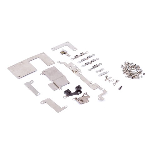 Винт для iPhone 11, полный комплект, с фиксирующе-зажимными пластинами Превью 1