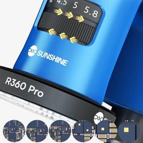 Микроскоп Sunshine R360 Pro, тринокулярный, 7X-45X Превью 6