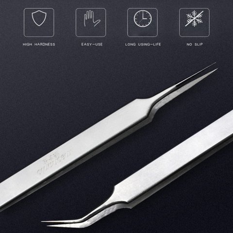 Пинцет монтажный Mechanic Aaa-15, изогнутый, 160 мм Превью 3