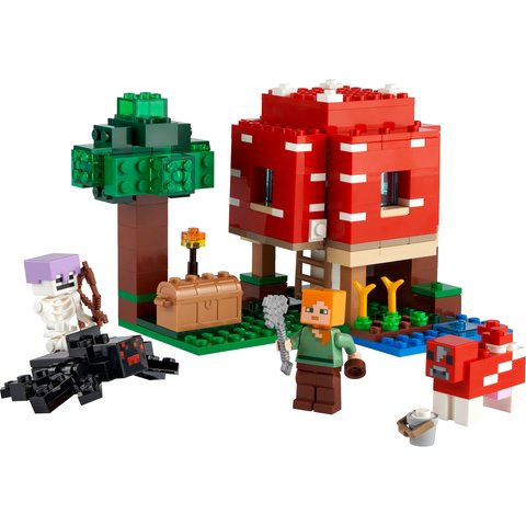 Конструктор LEGO Minecraft Грибний будинок 21179 Прев'ю 1
