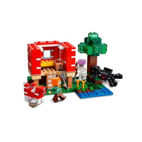 Конструктор LEGO Minecraft Грибний будинок 21179 Прев'ю 2